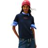 Tommy Jeans Donna T-Shirt Maniche Corte Regular Essential con Scollo Rotondo, Blu (Dark Night Navy), XS