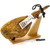 Jamonprive Prosciutto Spagnolo Serrano Riserva Duroc + Porta Prosciutto + Coltello 6.5-7 Kg - Jamon Serrano Crudo Jamonprive