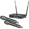 EIKON WM900DM DUAL UHF B:606-614MHz 2 Mic Pro Wirel. Palmare x canto e present.