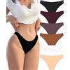 ALL OF ME 6 Pacchetti di Mutande Donna Cotone Intimo Set Mutandine Cotone Scivola Multipack Hipster Traspirante S-XL