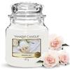 Yankee Candle Candela profumata in giara media | Giorno del matrimonio | Durata Fino a 75 Ore