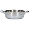 Lagostina Sfiziosa Casseruola Bassa, Acciaio Inossidabile, Grigio, 24 cm