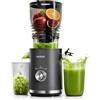 YASHE Estrattore di Succo Lento 300W, Bocca 148 mm per Frutta e Verdura Intera, Slow Juicer con Funzione Inversa, Motore Silenzioso, Senza BPA, Facile da Pulire