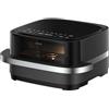 Severin Friggitrice ad aria calda Pizza & More, programmi per pizza, 10 programmi di cottura, distribuzione ottimale del calore, forma extra larga, con finestra di visualizzazione, 4 l, 2100 W, nero