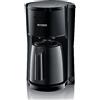 Severin KA 9306 - Macchina da caffè con filtro e caraffa termica per un massimo di 8 tazze, bella macchina filtrante con thermos, colore nero