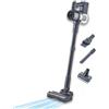 SEVERIN Scopa Elettrica Senza Fili, 5 Accessori, Potenza 30000 Pa, 400 W, Autonomia fino a 60 Minuti, Display LED, S-Power Olymp Pro Pet & Car, Blu Metallizzato - HV 7196