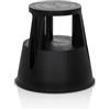 hjh OFFICE TIO-M I 830000 - Sgabello in plastica con base di elefante, certificato T?V, altezza 42 cm, portata fino a 150 kg, con ruote, colore: Nero
