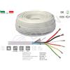 KTS Cavo allarme FROHR ECA in rame per sistemi di sicurezza 4x022+2x0,50 bobina 200 mt