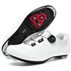 GKVUOG Scarpe Ciclismo Professionali per Bici da Strada Uomo | Scarpe da Spinning Traspiranti Antiscivolo Scarpe da Bicicletta All'aperto per Bici