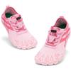 SAGUARO Scarpe da Scoglio Barefoot Bambini, Scarpette Mare Antiscivolo ad Asciugatura Rapida con Punta Larga e Chiusura Rapida per Spiaggia Piscina Fiume, Bambino e Bambina Rosa, Gr.36