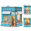 ETKVR Kit Book Nook, Puzzle 3D in Legno Fai-da-te Fermalibri Booknook