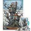 JIANGENNF Puzzle da 1000 pezzi per adulti: la tua fuga ha inizio giochi per famiglie impegnativo da completare per rafforzare l'amore tra le coppie 38x26cm