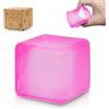 Graphinza Cubi morbidi Graphinza da spremere - Cubi morbidi da 5 cm, cubetti di ghiaccio, sensoriali, antistress per alleviare l'ansia di bambini e adulti (Purple)