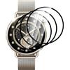 GIOPUEY 3 Pezzi Pellicola Protettiva per Xiaomi Watch S4 41mm, [Piena Copertura] Materiale omposito Protezione Pellicola [Anti-graffio] - Trasparente