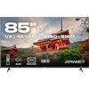 JapanNext Monitor Grande Formato 85 VA 4K UHD (3840x2160) | HDR | Altoparlanti integrati (8Wx2) | G-Sync/FreeSync | Garanzia 2 anni | JN-VM8500UHDR
