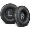 SOULWIT 70mm Pelle Pieghettata Cuscinetti Auricolari Ricambio per JBL Tune 450BT/Tune 460BT/Tune 500BT/Tune 510BT/Tune 520BT/Tune 530BT/JR 300BT/JR 310BT/E40BT/Junior 320BT Cuffie