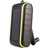 boxoon Power bank da 8000 mAh a manovella solare, batteria portatile con cella ai polimeri, ricarica di emergenza, guscio in ABS, luce LED, 14 x 7,6 x 5,1 cm, per campeggio all'aperto