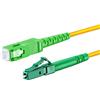 CONBIC Cavo in fibra ottica ottica - 1 m OS2 giallo, LC/APC a SC/APC, cavo patch Simplex 9/125 - Cavo patch in fibra ottica, 1 metro