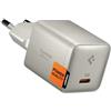 Spigen ArcStation Essential GaN Mini 30W Caricatore USB C Rapido [Compatto & Caricatore PPS] Spina USB C PD/QC 3.0, Compatibile con iPhone 17 Pro Max, Samsung Galaxy S26, Pixel 10/9 - Titanio Naturale
