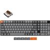 Keychron K17 MAX Tastiera meccanica wireless, 2,4 GHz/Bluetooth/USB-C, LED Bianco, QMK/VIA, Macro programmabili, PBT Keycaps, Per Mac Windows, Gateron Brown Switch
