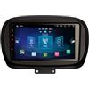 Erisin 9 pollici Android 14 8-Core Autoradio GPS Navigatore per Fiat 500X 2014-2019 Con Schermo tattile Senza fili CarPlay Android Auto DAB+ Bluetooth WiFi DSP FM RDS 4GB RAM+64GB ROM