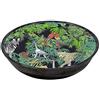 Les Jardins de la Comtesse - Piatto Grande ideale in piatto per zuppa o pasta - giungla - Ø 23 cm - nero/verde - Servizio da tavola Melamina - Collezione di stoviglie Melartmine