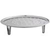 Vilgftyiet Griglia Vaporiera in Acciaio con 3 Piedi Staccabili per Cottura a Vapore - Accessorio Cucina 18cm(22CM)