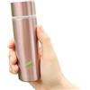 LYXBOFC Mini borraccia isotermica bottiglia isolata da 150 ml, facile da trasportare, riutilizzabile, per ufficio, casa (colore oro)