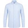 BORRIELLO NAPOLI - Camicia a righe - Blu chiaro