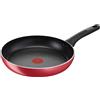Lagostina Cucina Mediterranea Padella Antiaderente in Alluminio Ø 30 cm, Pentola Induzione, Gas e Forno, Rivestimento Titanium Easy, Manico Ergonomico in Bakelite
