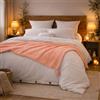 HOME LINGE PASSION Menù da letto/Edredon/Runner da letto rosa salmone