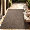 Paco Home Tappeto per interni ed esterni a trama piatta monocromatico moderno resistente alle intemperie per terrazza cucina dimensioni 160x220 cm