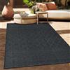 Paco Home Tappeto per esterni a trama piatta moderno boho etno resistente alle intemperie misura 150 cm quadrati