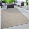 Paco Home Tappeto da esterno moderno monocolore resistente alle intemperie e di facile manutenzione per giardino e balcone dimensioni 160x220 cm