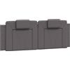vidaXL Cuscino per testiera grigio 120 cm in Pelle finta