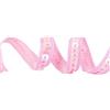 Anevous Nastro in pizzo con paillette, 10 m, 12 mm, con paillettes, bordo in pizzo, nastro decorativo per cucito, nastri con paillette, per lavori fai da te, costumi, decorazioni, abiti, rosa