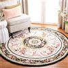 Highdi retrò Fiori Tappeto Rotondo Salotto Cameretta Moderno Tappeti Soggiorno Pelo Corto Tappeto Morbido Antiscivolo Tappeti Classico per Bambini Cucina Balcone Tappet Home Decor (Rosa,120cm)