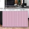 Highdi Tendina Sottolavello Cucina, Stampate Tende per Mobili da Cucina, Tenda Corta Hook Loop Autoadesiva, Antipolvere e Privacy, per Mobile Sottolavello, Armadio (rosa chiaro,L140xA100 cm)