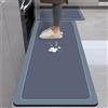 Highdi Tappeto Cucina Antiscivolo Lavabile Moderno Squisito Tappeto Passatoia Cucina Tappeto da Cucina Lungo Tappeti Runner Tappeto Corridoio per Ingresso Soggiorno Bagno (50x150cm,Trifoglio 1)
