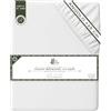HABITA 33 HOME Lenzuolo Matrimoniale Sotto con angoli cotone Bianco | Lenzuola Letto Traspirante ed Anallergico Biancheria da Letto e Federe Coordinate 100% Cotone
