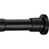 VIOREMOS Bastone per Tenda da Bagno Estensibile, Asta Telescopica da Doccia Nera 73-224cm per Box Doccia, Bagno, Finestre