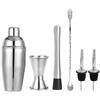 WSeltrium Kit completo per cocktail, set shaker da cocktail 750 ml, shaker professionale, accessori bar e strumenti di mixologia, set ideale per barman e amanti dei cocktail a casa, acciaio inossidabile