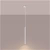 SOLLUX lighting - Lampada a sospensione Arche - Plafoniera - Lampada a sospensione elegante - Lunga durata - Design accattivante - Materiale acciaio - G9, 1x max 8W LED, ~230V, 50Hz - Bianco