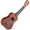 MAXMusic UKEY Ukulele Sopraan 21 Mahagoni
