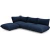 FATBOY divano a 3 posti SUMO CORNER SOFA LEFT CORD - 700007