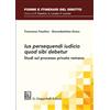 Giappichelli Libro - Francesco Fasolino / Greco Giovanbattista - Ius Persequendi Iudicio Quod