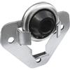 Schellenberg 10245 Muro con Cuscinetto a Sfera Maxi, Montaggio Rullo Ottagonale nel cassonetto per tapparelle avvolgibili, Grigio, Ø 40 mm
