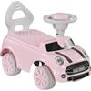 AIYAPLAY Macchina cavalcabile a spinta per bambini 18-36 mesi con clacson e volante, rosa | Aosom Italy
