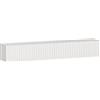 HOMCOM Mobile TV sospeso per TV fino 183 cm con 2 ante ribaltabili, 140x25x22 cm, bianco | Aosom Italy