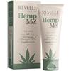 Revuele Hemp Me - Maschera per il viso biologica, 100% naturale, 80 ml, con canapa pressata a freddo, olio di mandorle dolci e zinco, rimuove le cellule morte della pelle, un pezzo